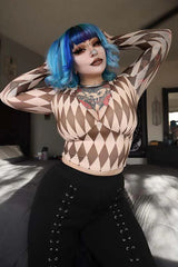 Harlequin | V-Neck Top