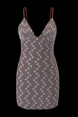 Vintage Floral Stripe T-Shirt Dress β Slim Fit Casual Summer Mini Dress