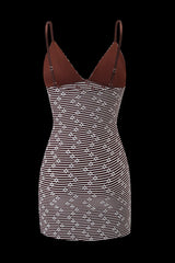 Vintage Floral Stripe T-Shirt Dress β Slim Fit Casual Summer Mini Dress