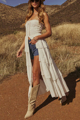 Andy Bustier Flyaway Tunic Top