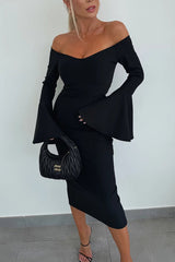 Skyle Midi Viscose Dress
