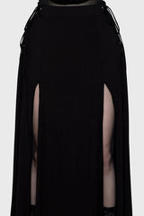Hellverina Split Maxi Skirt