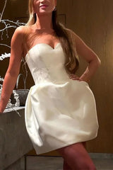 Heididress Sweetheart Neck Strapless Mini Party Dress