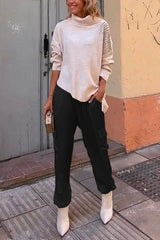 Heididress Casual Pocketed Cargo Satin Jogger Pants