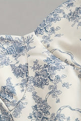 Retro Court-Style Dress with a Shorter Front And Longer Back