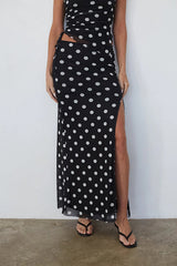 Briar Polka Dot Maxi Skirt+Top