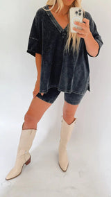 Women's Summer Washed Set