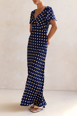 Carla Maxi Dress (Navy)