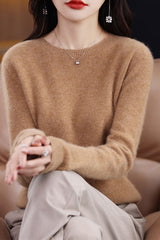 Heididress Crewneck Solid Comfy Pullover Sweater