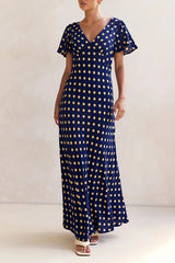 Carla Maxi Dress (Navy)