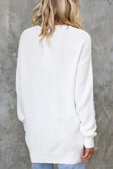 Heididress Crewneck Drop Shoulder Solid Pullover Sweater
