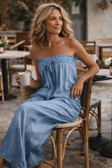 Effortless Summer Jumpsuit for Easy, Elegant Days Soft, breathable comfort that naturally flatters.