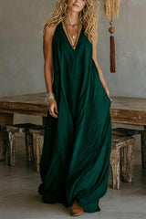 Elegant Women's Sleeveless V-Neck Dress Collection – Casual Boho Style Outfit for Summer