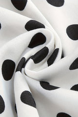 Elegant Commuter Vintage Polka Dot Print 50S Women's Dress, Elegant Valentine's Day Party Dress
